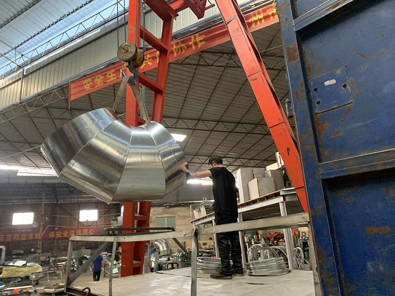 鍍鋅風管 90°彎頭